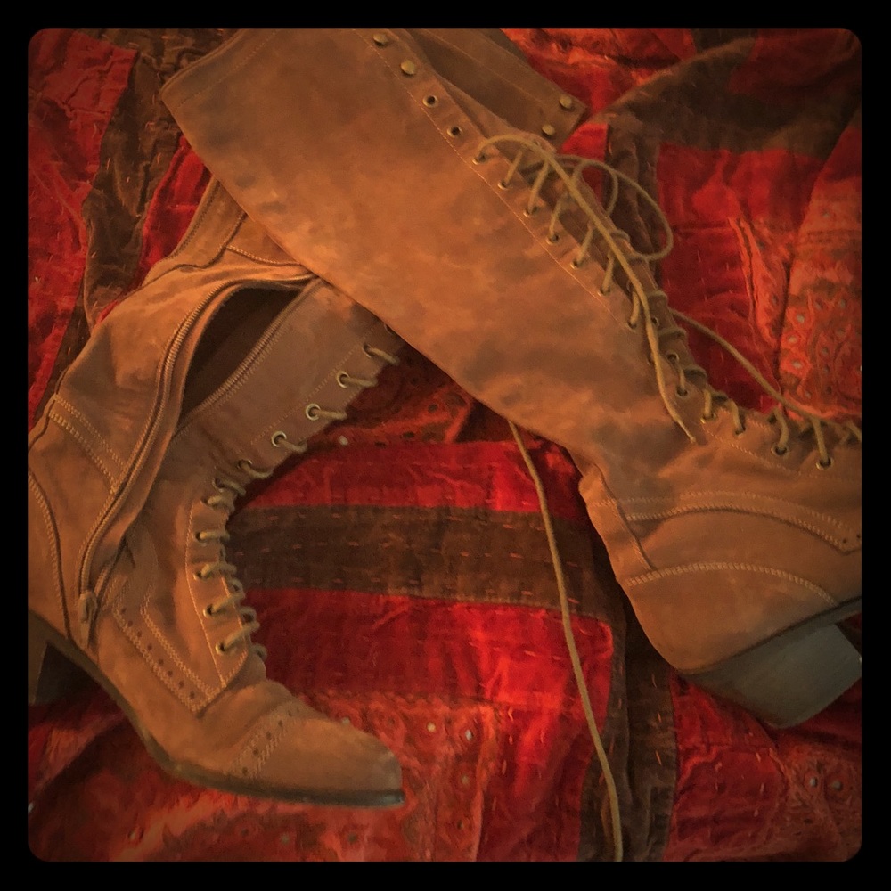 Joe Lace Up Combat Boots OTK